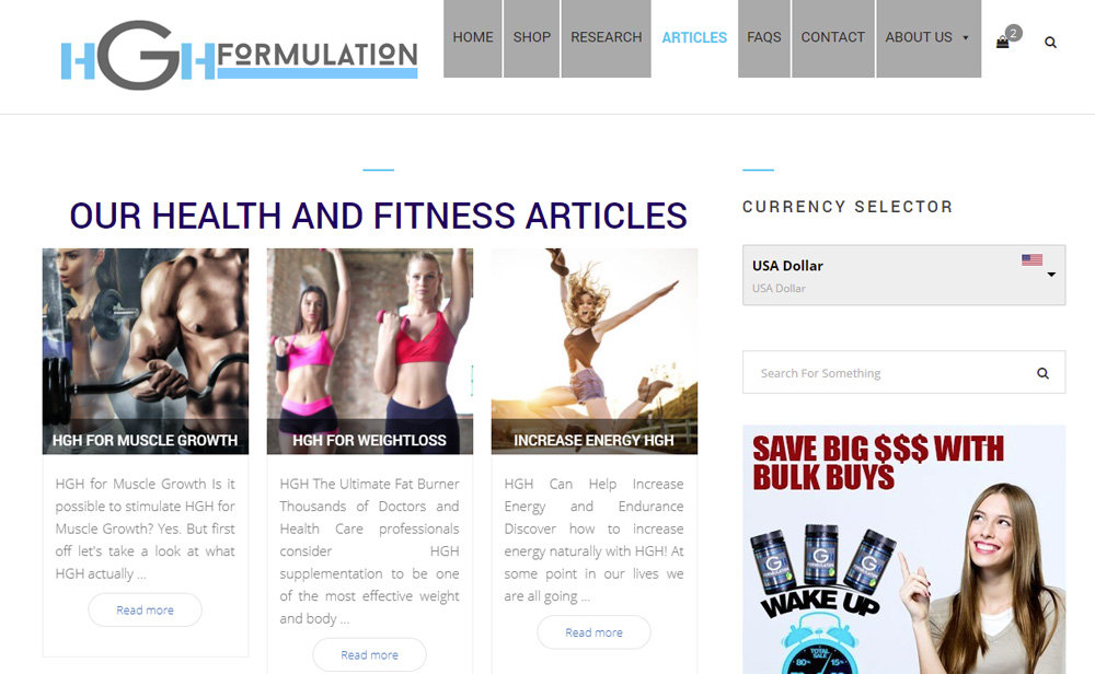 HGh Formulation Website